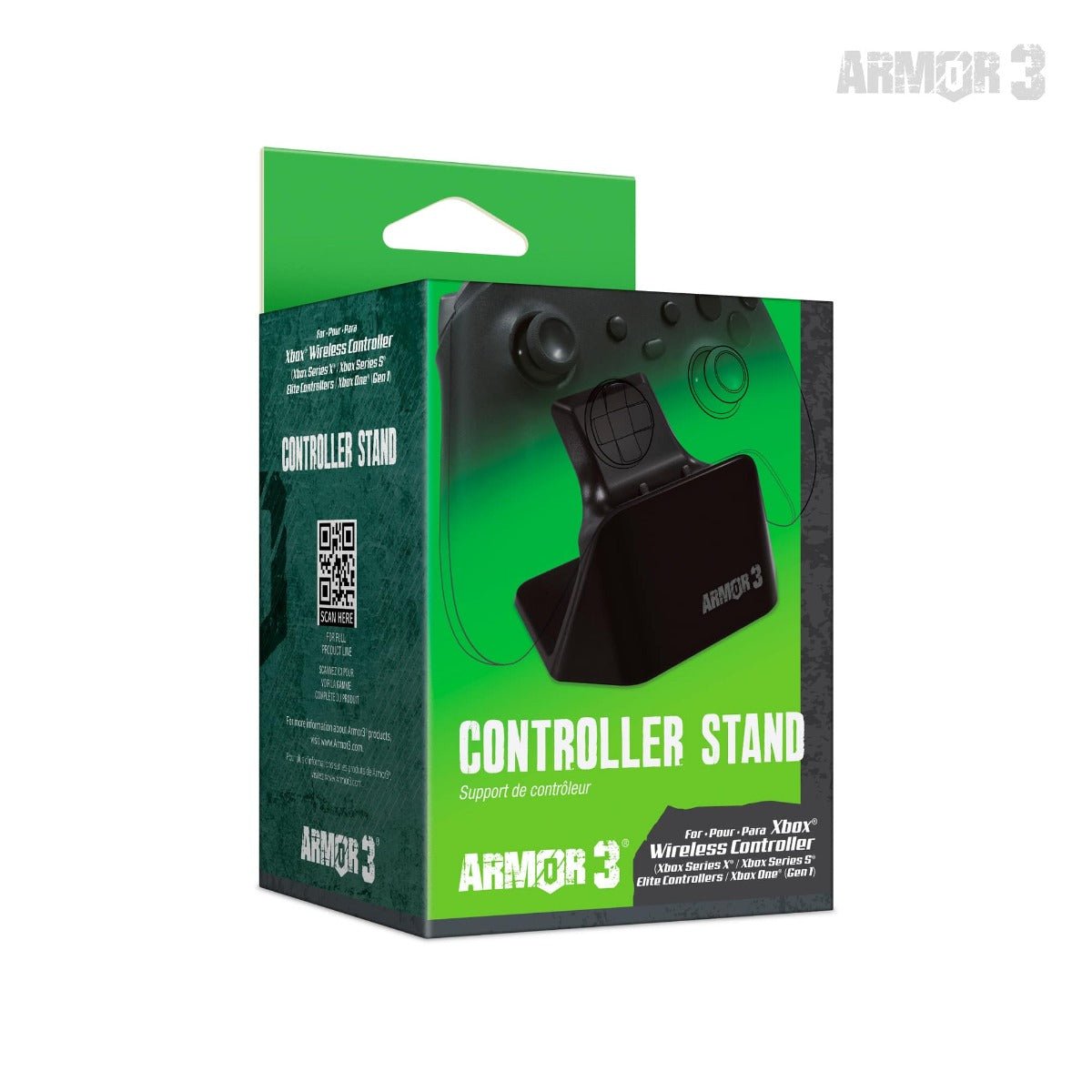 Armor3 Controller Stand for Xbox Controller - Black - RetroguySA