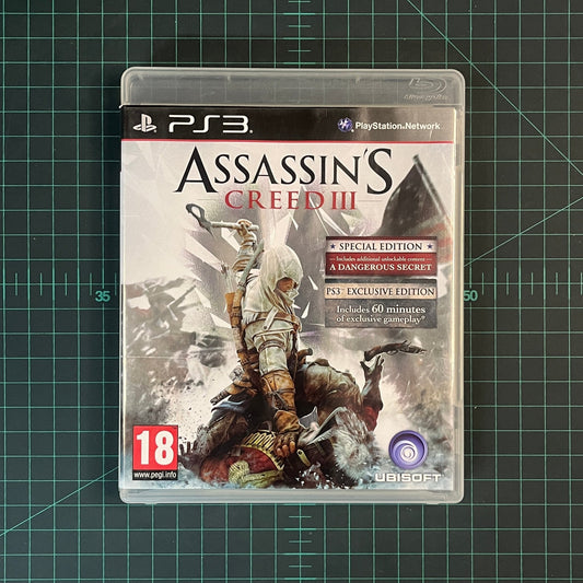 Assassin's Creed III (3): Special Edition | PS3 | PlayStation 3 | Used Game - RetroguySA