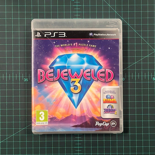 Bejeweled 3 | Includes Bonus Games | PlayStation 3 | PS3 | Used Game - RetroguySA