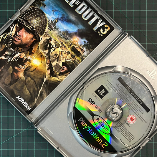 Call of Duty 3 | PS2 | Playstation 2 | Platinum | Used Game - RetroguySA