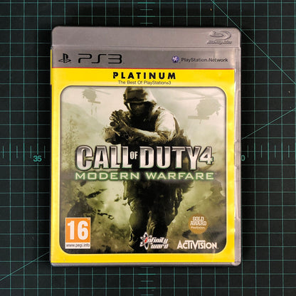 Call Of Duty 4: Modern Warfare | Platinum | PlayStation 3 | PS3 | Used Game - RetroguySA