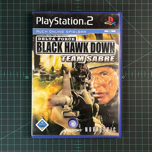 Delta Force Black Hawk Down Team Sabre | PS2 | PlayStation 2 | Used Game | No Manual - RetroguySA