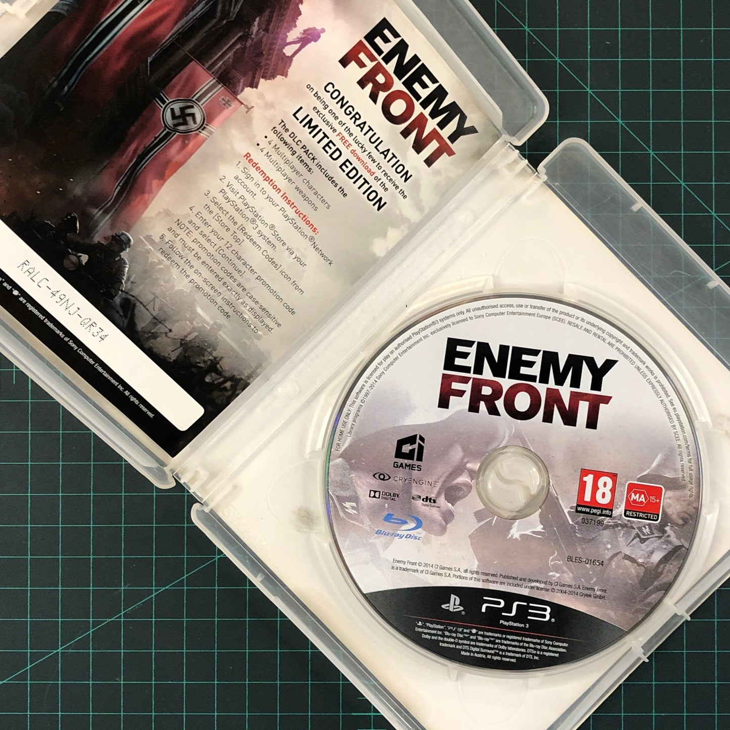 Enemy Front | PlayStation 3 | PS3 | Used Game - RetroguySA