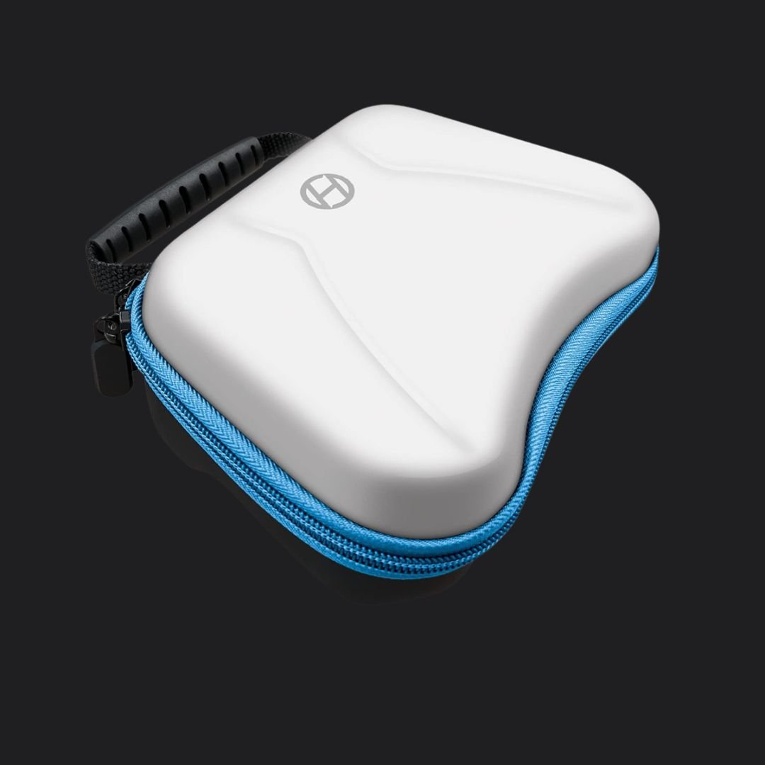 Hyperkin EVA Hard Shell Carrying Case For DualSense Controller - White - RetroguySA