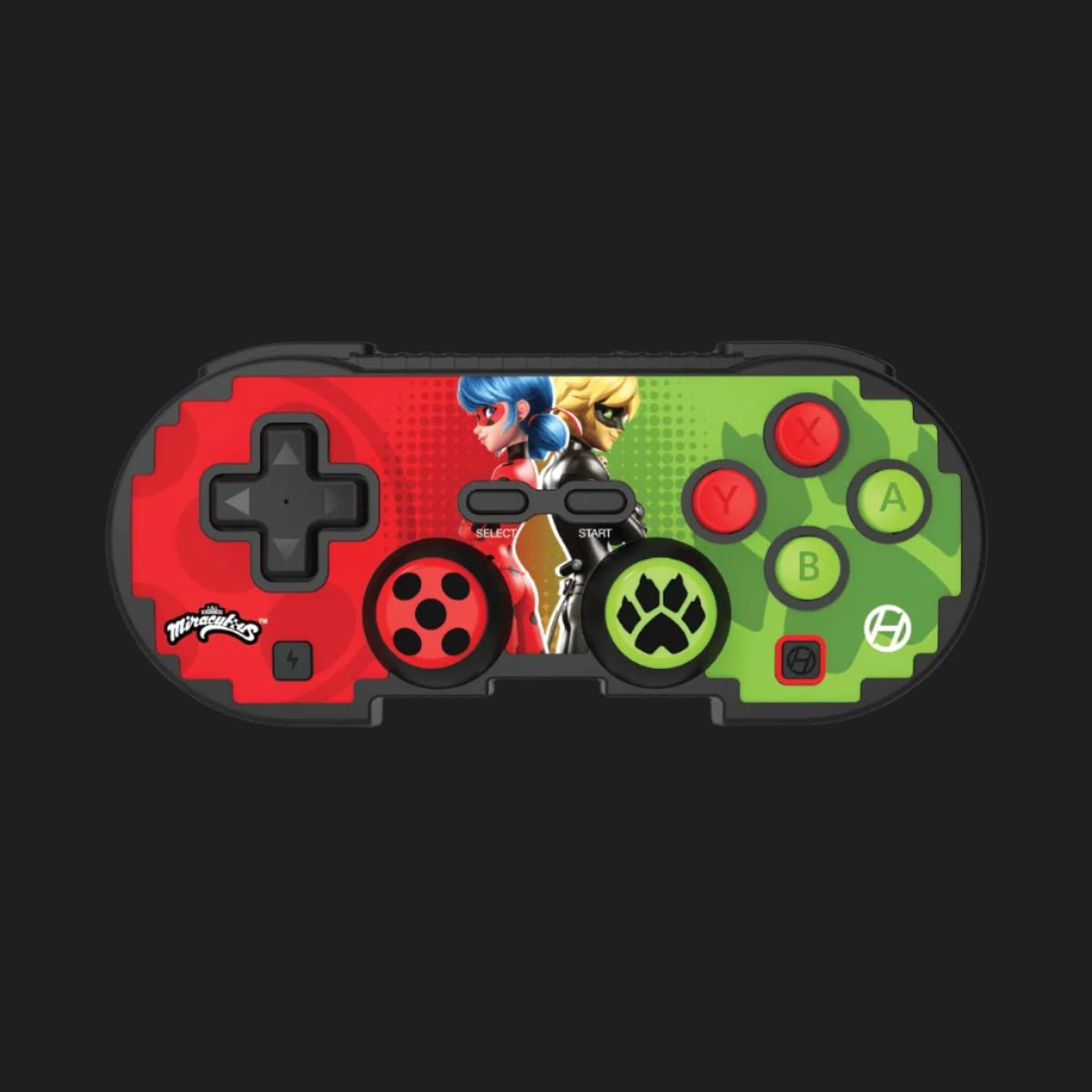 Hyperkin Official Miraculous Pixel Art Bluetooth Switch Controller - Ladybug & Cat - RetroguySA