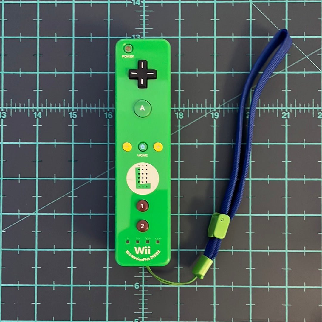 Luigi Wii Motion Plus Controller | Controller | Nintendo Wii | Wii | Green/Blue | Accessories | Used - RetroguySA