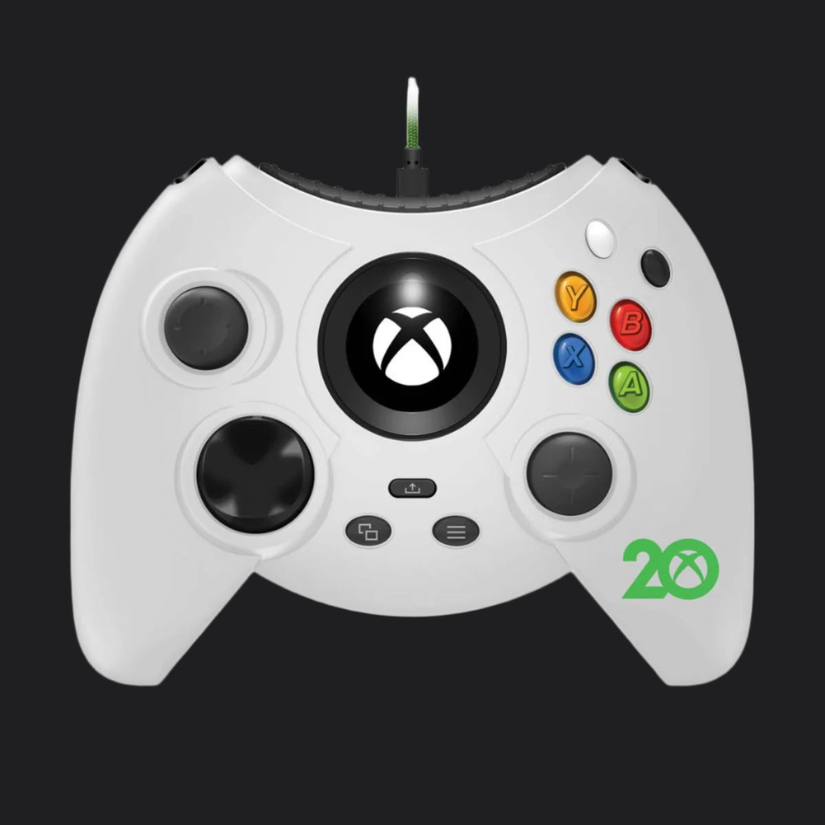 Hyperkin Xbox 20th Anniversary Limited Edition Duke Wired Xbox Controller - White