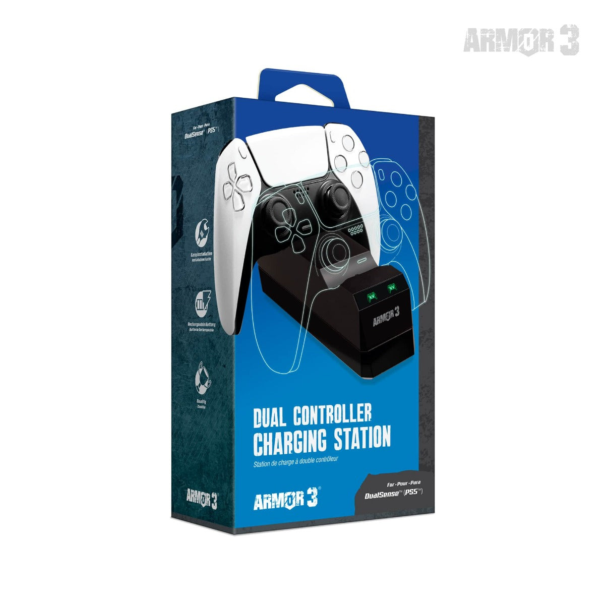 Armor3 Dual Controller Charging Station for PS5