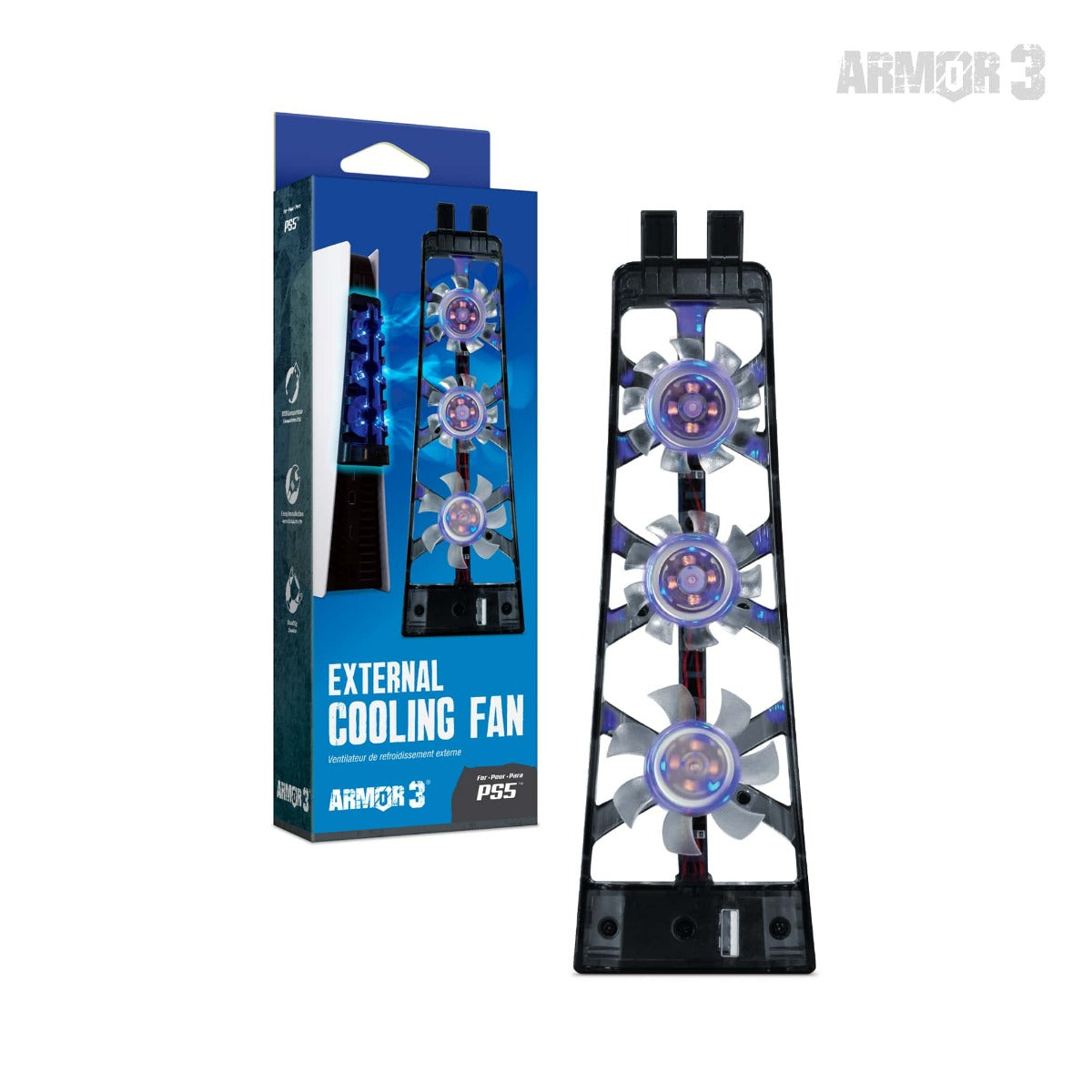 Armor3 External Cooling Fan for PS5