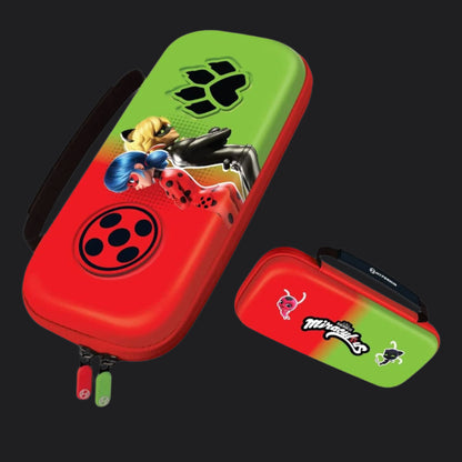 Hyperkin Official Miraculous EVA Hard Shell Carrying Case - Ladybug/Cat Noir