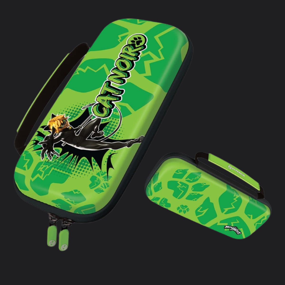 Hyperkin Official Miraculous EVA Hard Shell Carrying Case - Cat Noir