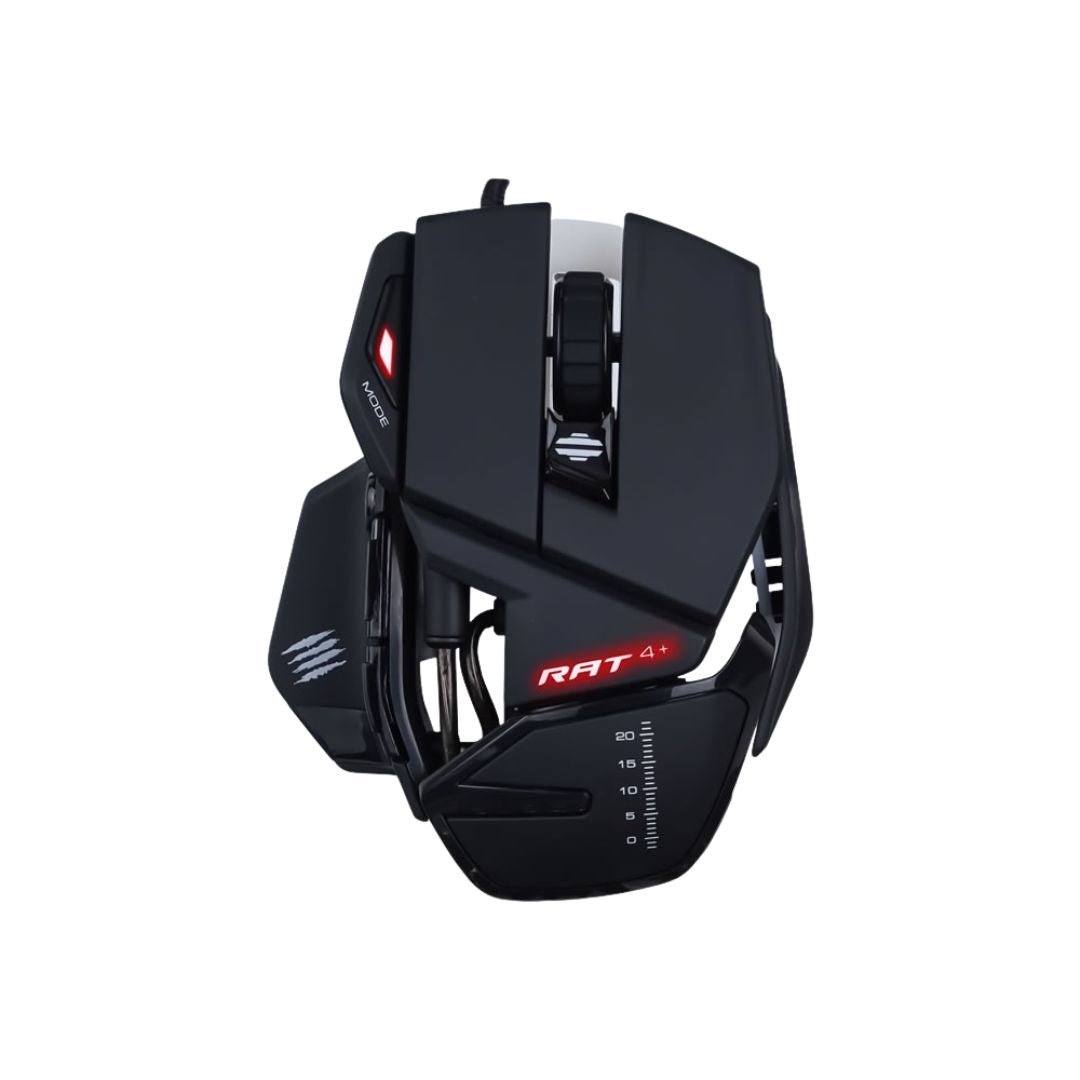 Mad Catz R.A.T. 4+ Wired Optical Gaming Mouse - Black - RetroguySA