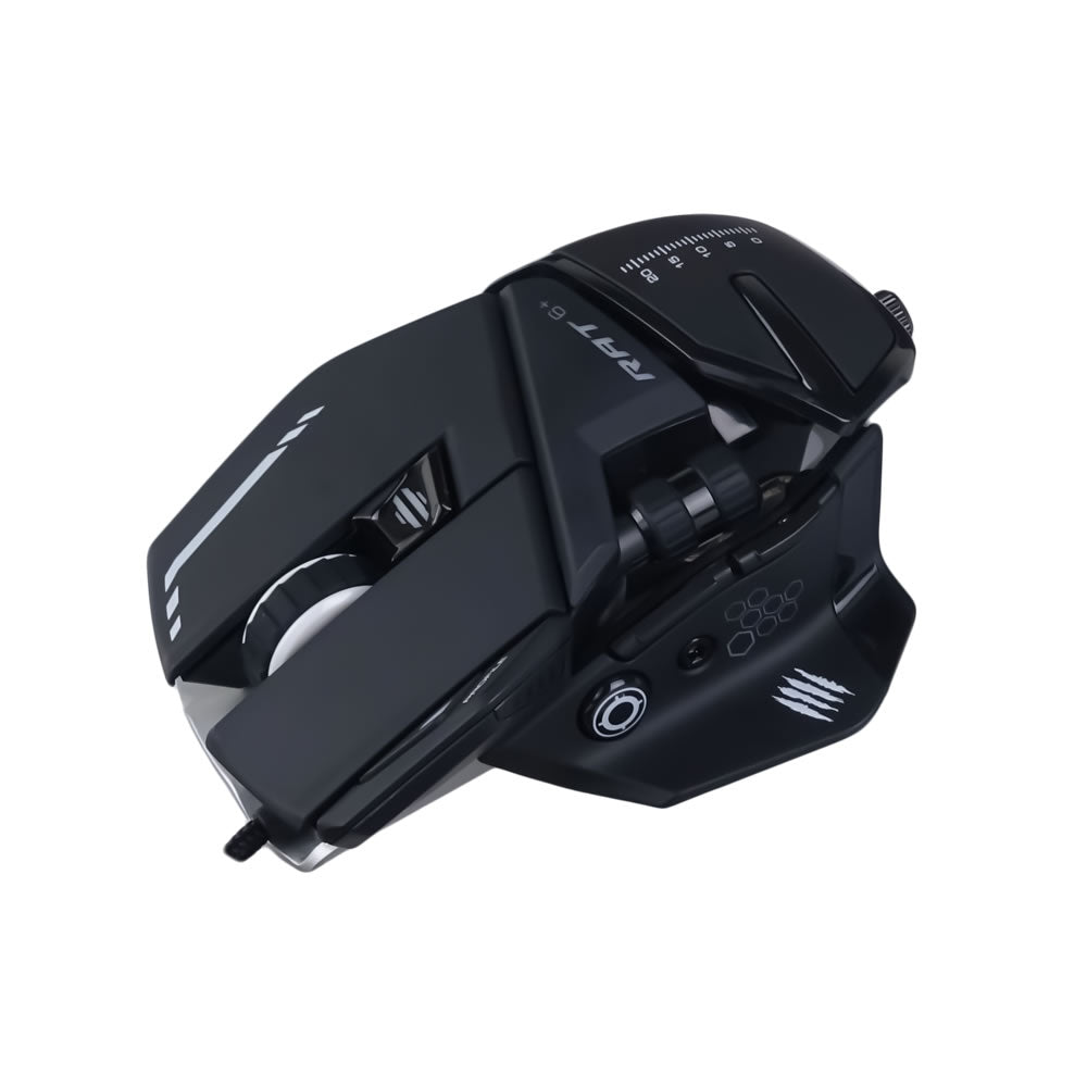 Mad Catz R.A.T. 6+ Wired Optical Gaming Mouse - Black - RetroguySA