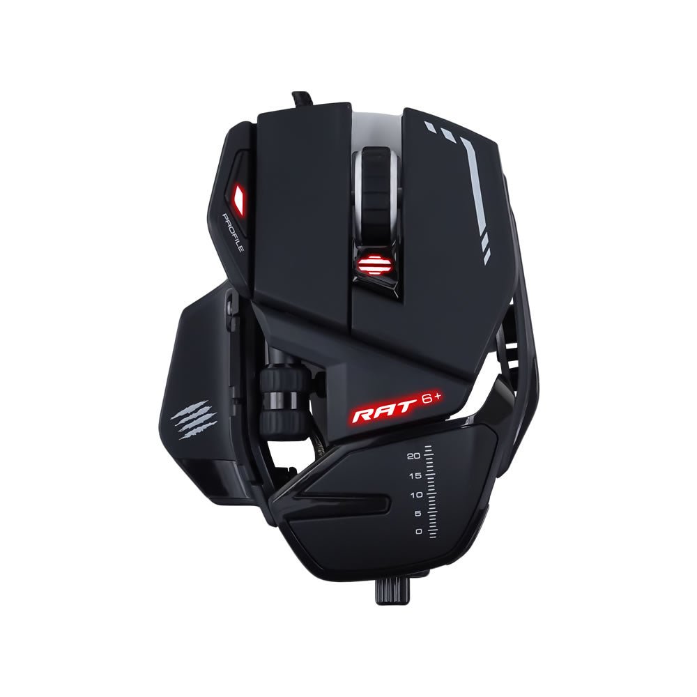 Mad Catz R.A.T. 6+ Wired Optical Gaming Mouse - Black - RetroguySA