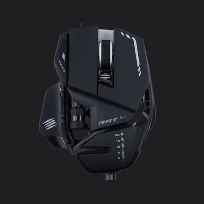 Mad Catz R.A.T. 6+ Wired Optical Gaming Mouse - Black - RetroguySA