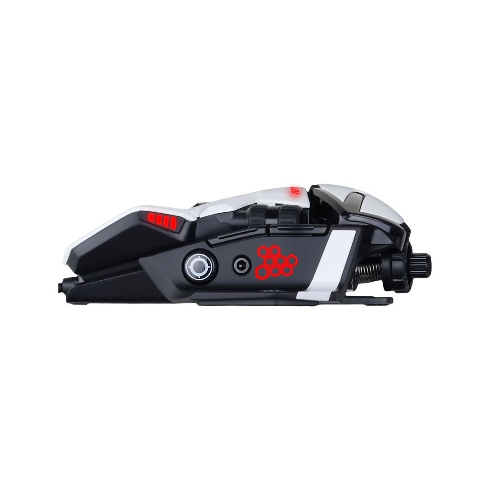 Mad Catz R.A.T. 6+ Wired Optical Gaming Mouse - White - RetroguySA