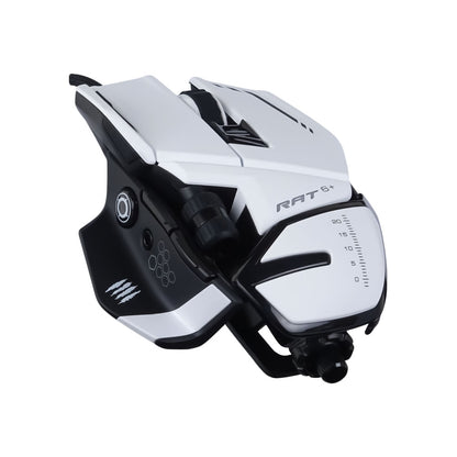 Mad Catz R.A.T. 6+ Wired Optical Gaming Mouse - White - RetroguySA