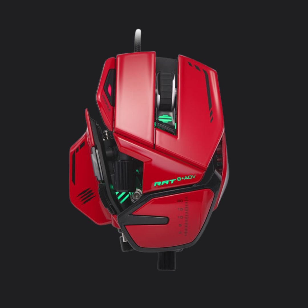 Mad Catz R.A.T. 8+ ADV Highly Customizable Optical Wired Gaming Mouse - RetroguySA
