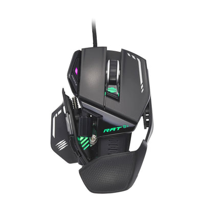 Mad Catz R.A.T. 8+ Wired Fully Adjustable Gaming Mouse - Black - RetroguySA