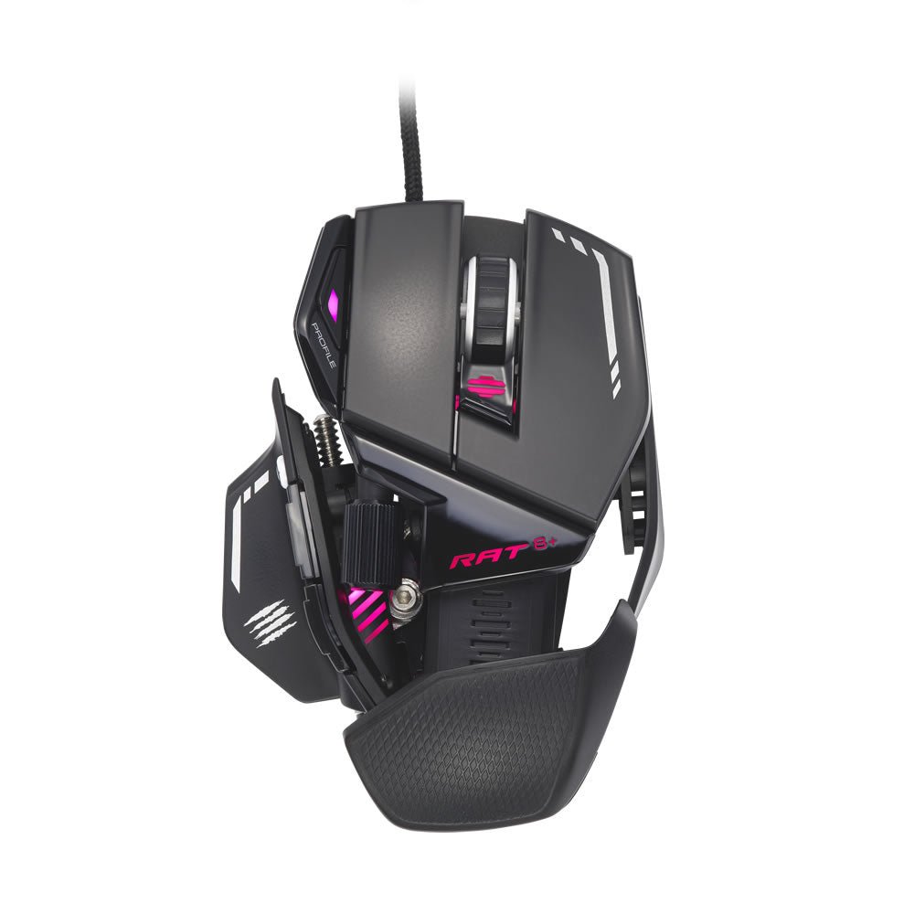 Mad Catz R.A.T. 8+ Wired Fully Adjustable Gaming Mouse - Black - RetroguySA