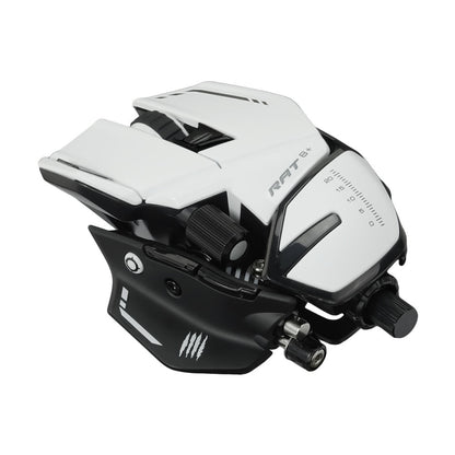 Mad Catz R.A.T. 8+ Wired Fully Adjustable Gaming Mouse - White - RetroguySA