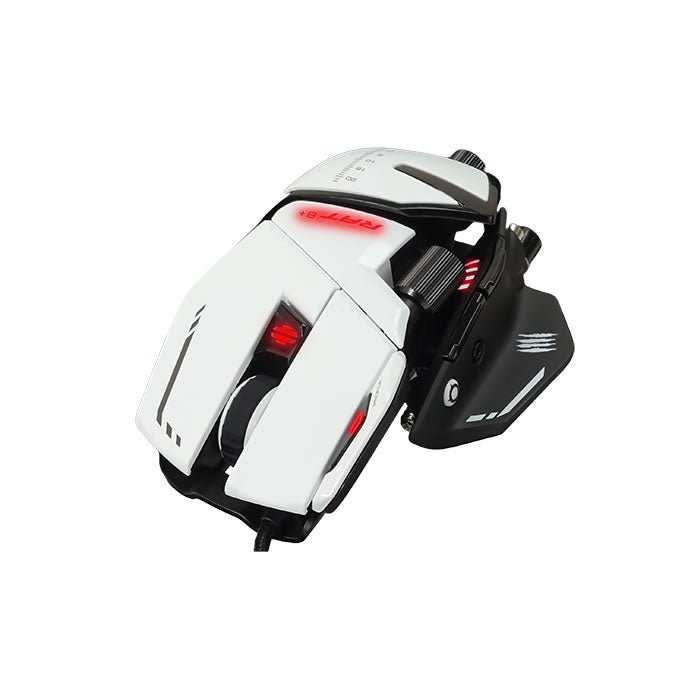 Mad Catz R.A.T. 8+ Wired Fully Adjustable Gaming Mouse - White - RetroguySA