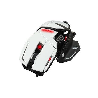 Mad Catz R.A.T. 8+ Wired Fully Adjustable Gaming Mouse - White - RetroguySA