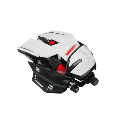 Mad Catz R.A.T. 8+ Wired Fully Adjustable Gaming Mouse - White - RetroguySA