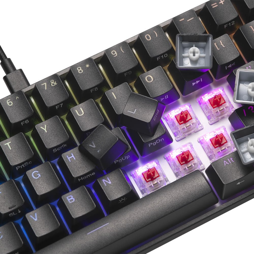 Mad Catz S.T.R.I.K.E. 6 60% RGB Mechanical Keyboard - RetroguySA
