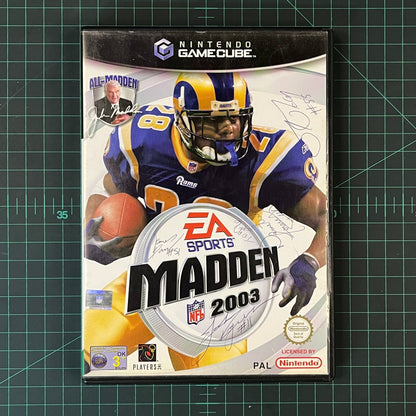 Madden 2003 | Game Cube | Signed Cover | Nintendo Gamecube | Used Game - RetroguySA