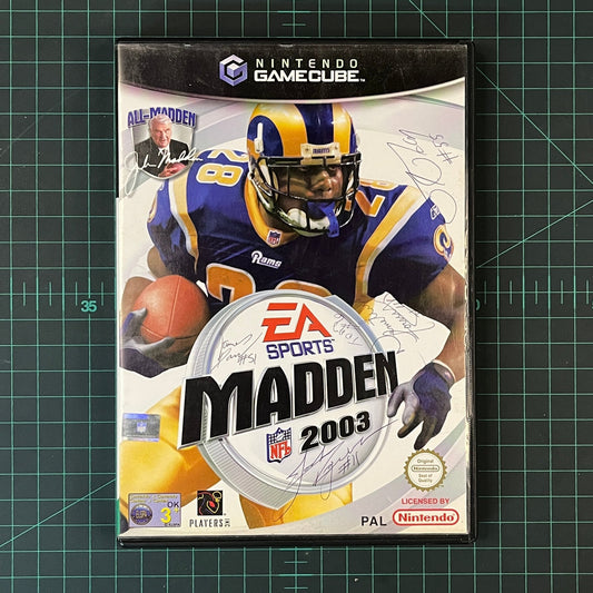 Madden 2003 | Game Cube | Signed Cover | Nintendo Gamecube | Used Game - RetroguySA