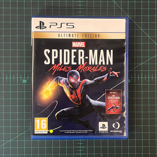 Marvel Spiderman: Miles Morales | Ultimate Edition | PS5 | PlayStation 5 | Used Game - RetroguySA
