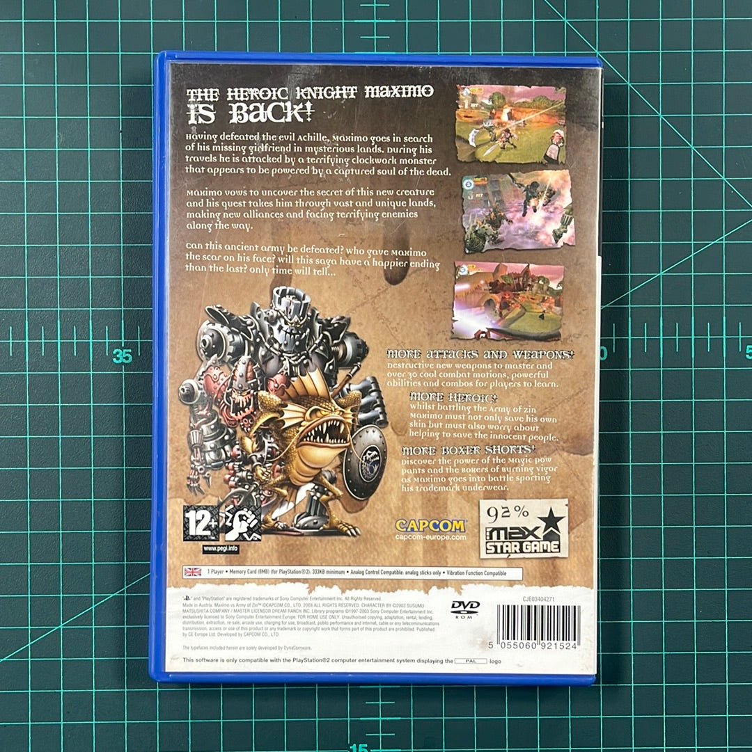 Maximo vs Army Of Zin | PS2 | PlayStation 2 | Used Game - RetroguySA