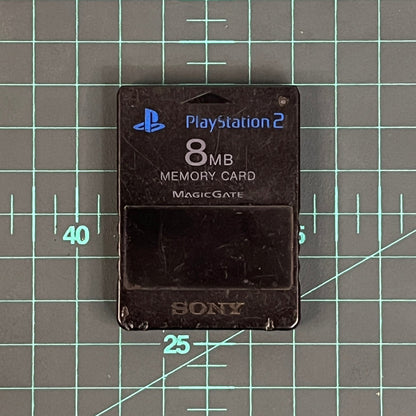 Memory Card: 8MB | Black | Playstation 2 | PS2 | Accessories - RetroguySA