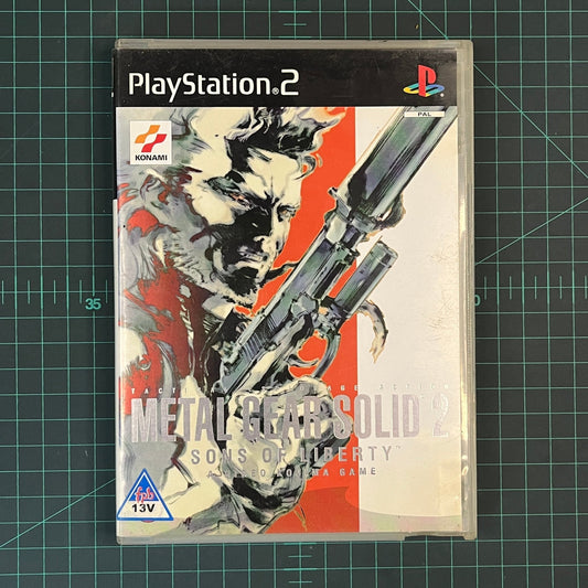 Metal Gear Solid 2: Sons of Liberty | PS2 | PlayStation 2 | Used Game - RetroguySA
