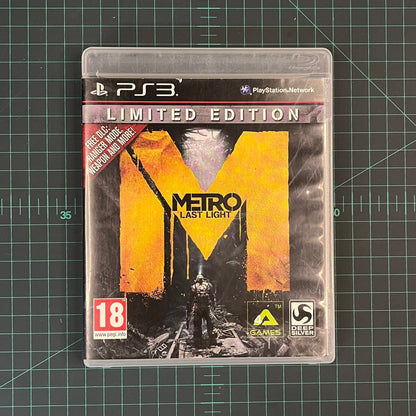 Metro: Last Light | PlayStation 3 | PS3 | Used Game - RetroguySA