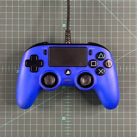 Nacon Wired Controller for PS4 | Blue | Playstation 4 | PS4 | Used Accessories - RetroguySA