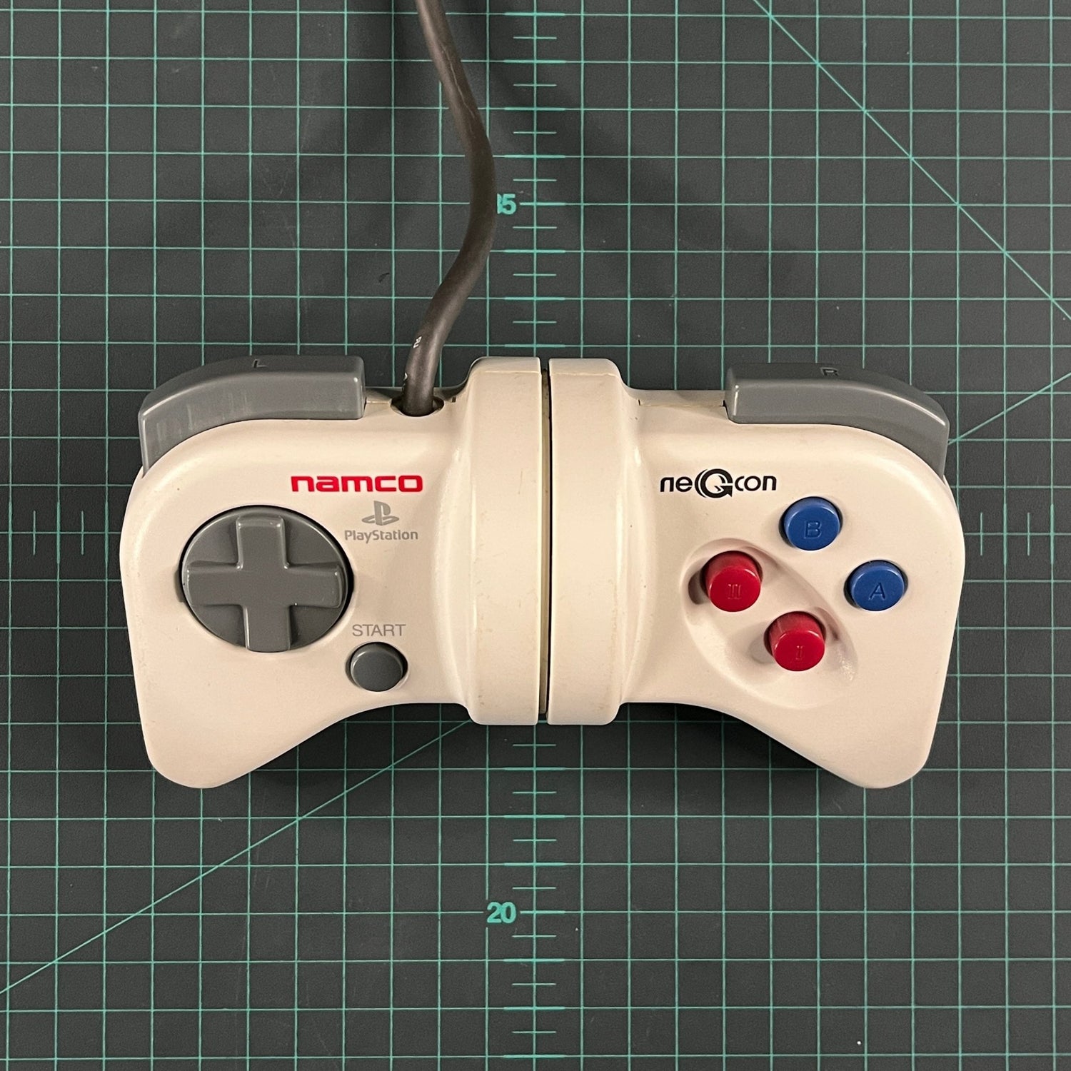 Namco Negcon Controller | White | Playstation 1 | PS1 | Accessories - RetroguySA