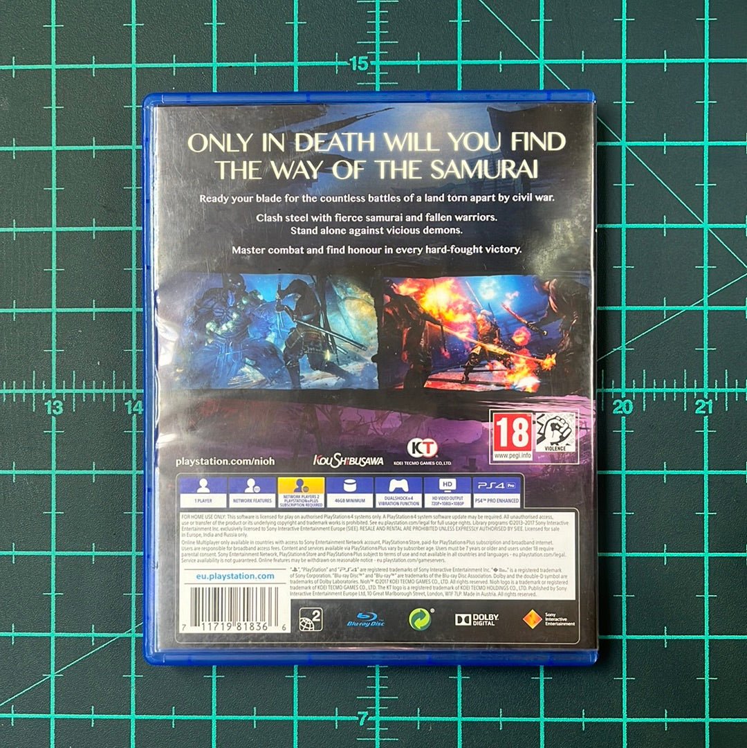 Nioh | Playstation 4 | PS4 | Used Game - RetroguySA