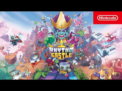 Super Crazy Rhythm Castle | Switch | Nintendo Switch | New Factory Sealed Game