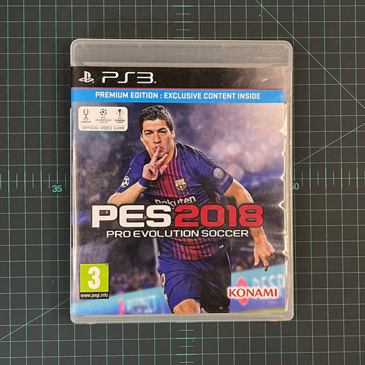 Pro Evolution Soccer 2018 | PS3 | Playstation 3 | Used Game | No Manual - RetroguySA