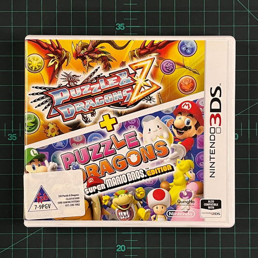 Puzzle & Dragons Z + Puzzle & Dragons: Super Mario Bros. Edition | Nintendo 3DS | Used Game - RetroguySA