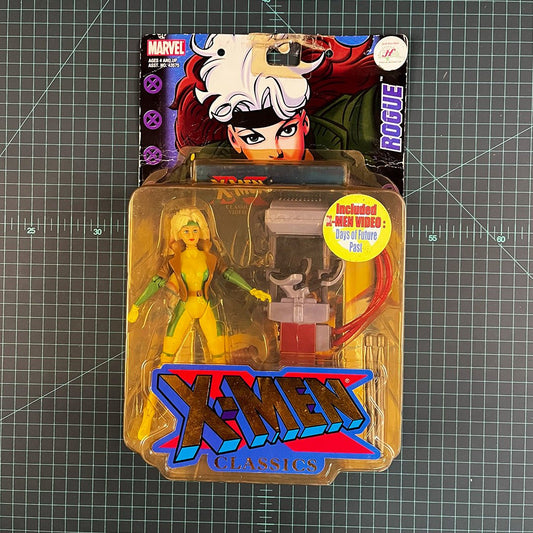 Rogue | X - Men: Classics | Including VHS | 2000 | Toy Biz | Figurine | Collectible | Toy | CIB - RetroguySA