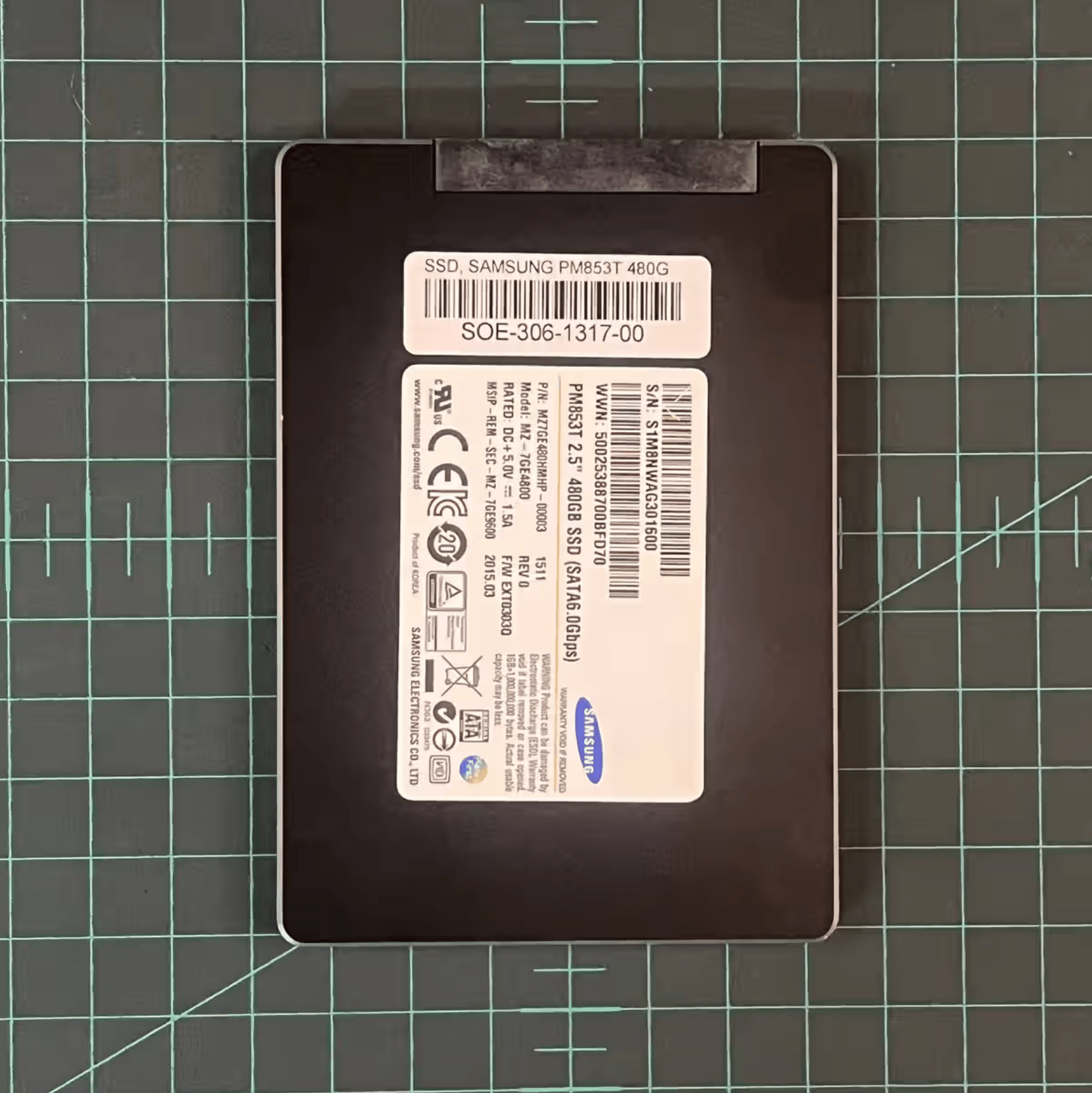 Samsung PM853T 480GB 2.5" SATA III SSD 6.0GPS - RetroguySA