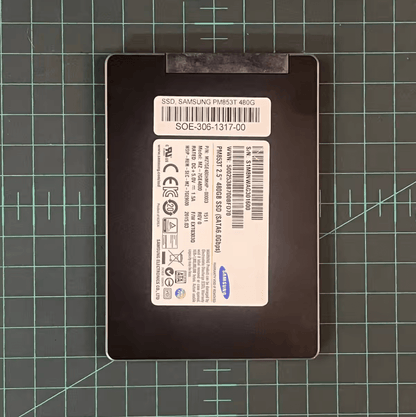 Samsung PM853T 480GB 2.5" SATA III SSD 6.0GPS - RetroguySA