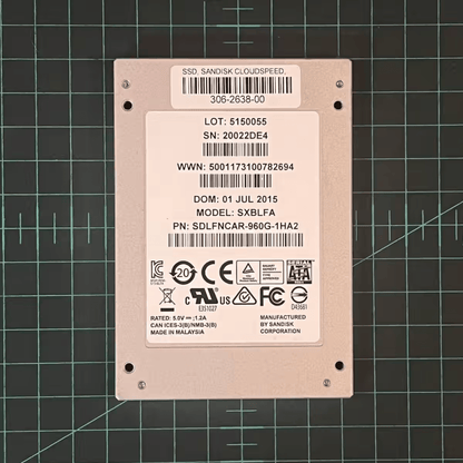 SanDisk CloudSpeed Eco Gen II SXBLFA 1TB 2.5" SATA SSD - RetroguySA