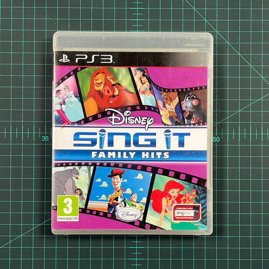 Sing It: Family Hits | PS3 | PlayStation 3 | Used game | No manual - RetroguySA