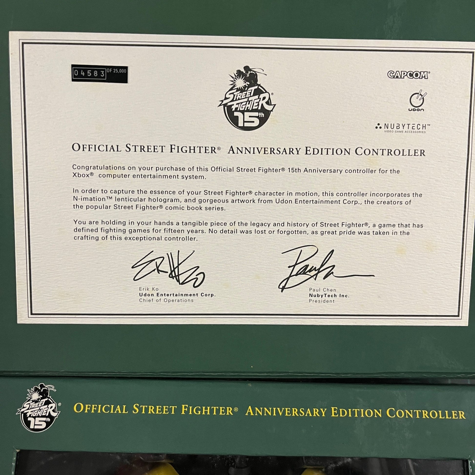 Street Fighter 15th Anniversary Guile Controller | Xbox | Accessories - RetroguySA