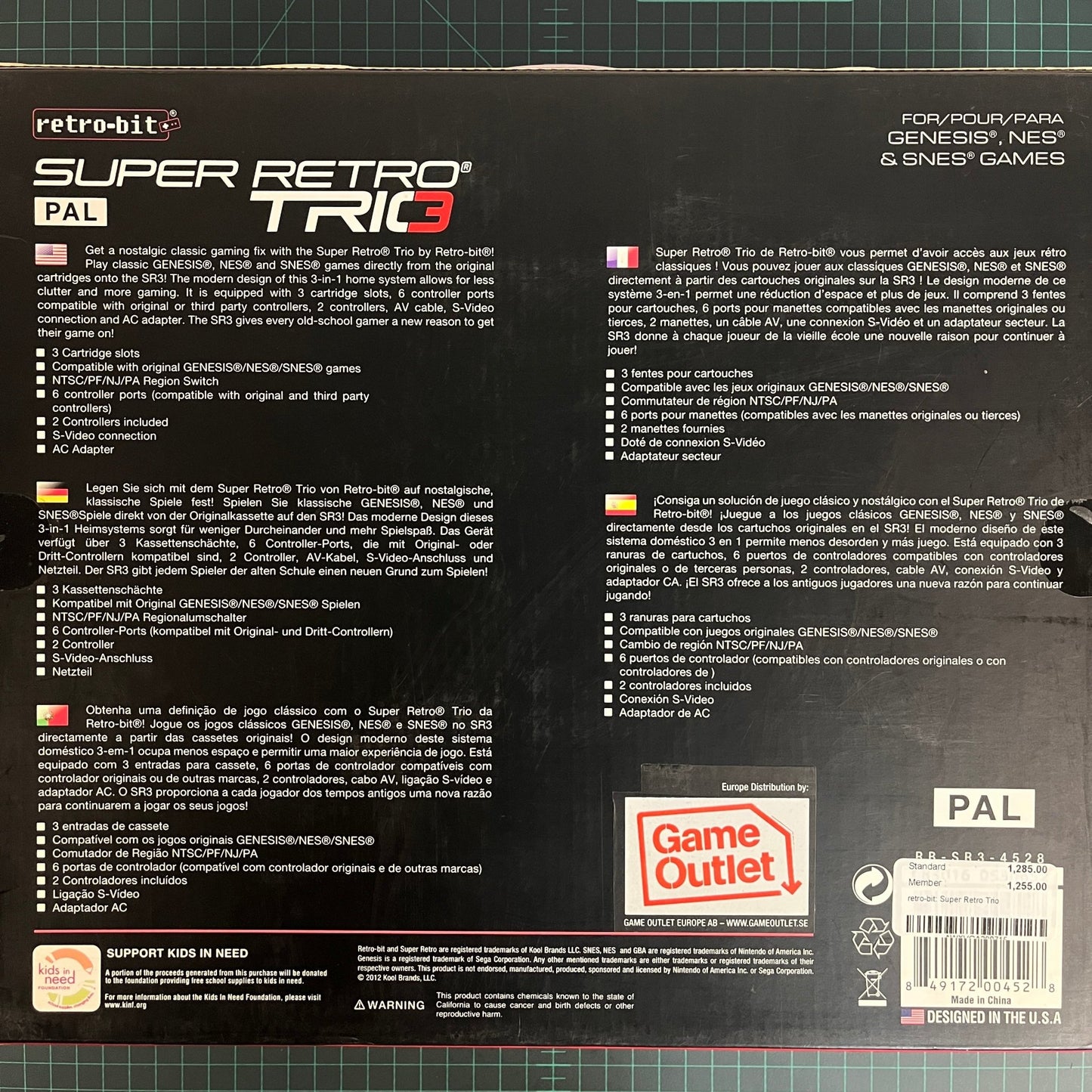 Super Retro Trio | RetroBit | Console - RetroguySA