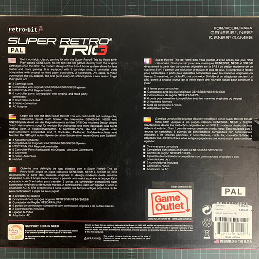 Super Retro Trio | RetroBit | Console - RetroguySA